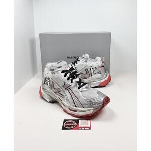 Size 46EU/13US - Balenciaga Runner White Red Black❤️ NEW/RETAIL $1.2K!